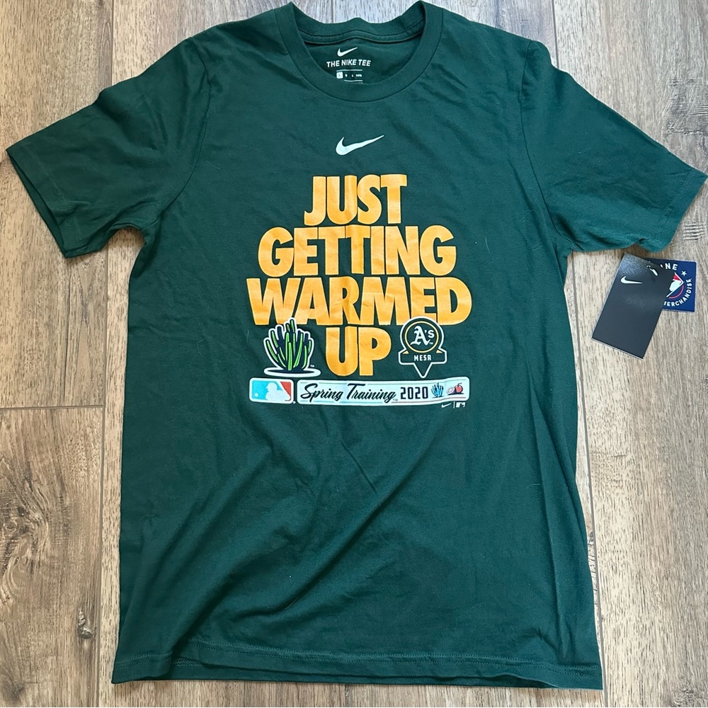 Nike Boy’s Oakland A’s Spring Training Shirt 2020, MLB, Baseball, XL‎ 14/16
